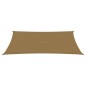 vidaXL Sonnensegel 160 g/m² Taupe 3x5 m HDPE vidaXL Sonnensegel 160 g/m² Taupe 3x5 m HDPE