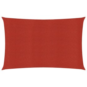 vidaXL Sonnensegel 160 g/m² Rot 2x3,5 m HDPE