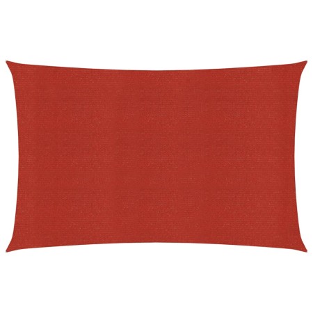 vidaXL Sonnensegel 160 g/m² Rot 2x3,5 m HDPE