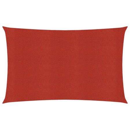 vidaXL Sonnensegel 160 g/m² Rot 3x5 m HDPE
