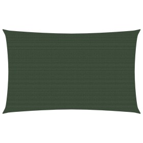 vidaXL Sonnensegel 160 g/m² Dunkelgrün 5x7 m HDPE