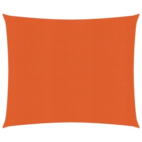 vidaXL Sonnensegel 160 g/m² Orange 2,5x3 m HDPE