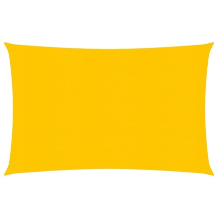 vidaXL Sonnensegel 160 g/m² Gelb 3x5 m HDPE