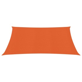 vidaXL Sonnensegel 160 g/m² Orange 2x2,5 m HDPE