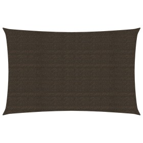 vidaXL Sonnensegel 160 g/m² Braun 4x6 m HDPE  