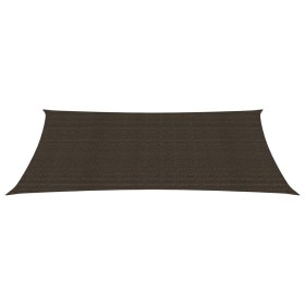 vidaXL Sonnensegel 160 g/m² Braun 4x6 m HDPE  