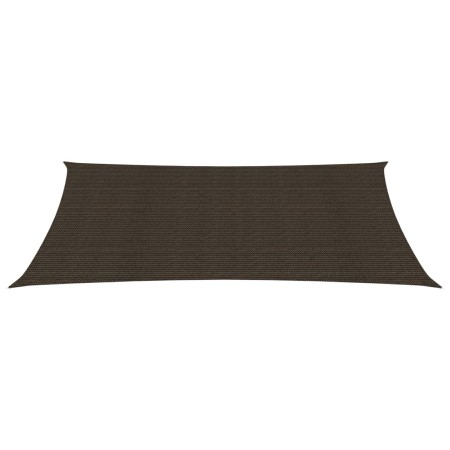 vidaXL Sonnensegel 160 g/m² Braun 4x6 m HDPE  