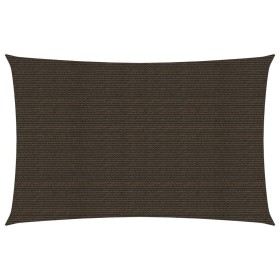 vidaXL Sonnensegel 160 g/m² Braun 3x5 m HDPE