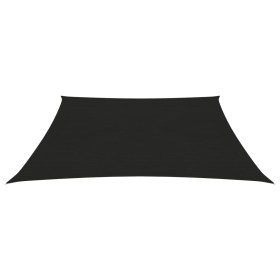 vidaXL Sonnensegel 160 g/m² Schwarz 4x4 m HDPE