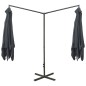 vidaXL Doppel-Sonnenschirm mit Stahlmast Anthrazit 600x300 cm vidaXL Doppel-Sonnenschirm mit Stahlmast Anthrazit 600x300 cm