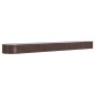vidaXL Hochbeet Pulverbeschichteter Stahl 512x80x36 cm Braun vidaXL Hochbeet Pulverbeschichteter Stahl 512x80x36 cm Braun