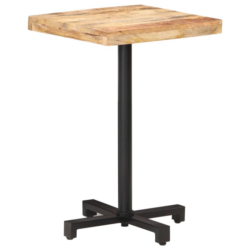 vidaXL Bistrotisch Quadratisch 50x50x75 cm Raues Mangoholz vidaXL Bistrotisch Quadratisch 50x50x75 cm Raues Mangoholz