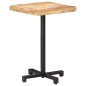 vidaXL Bistrotisch Quadratisch 50x50x75 cm Raues Mangoholz vidaXL Bistrotisch Quadratisch 50x50x75 cm Raues Mangoholz