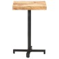 vidaXL Bistrotisch Quadratisch 50x50x75 cm Raues Mangoholz vidaXL Bistrotisch Quadratisch 50x50x75 cm Raues Mangoholz