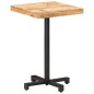 vidaXL Bistrotisch Quadratisch 50x50x75 cm Raues Mangoholz vidaXL Bistrotisch Quadratisch 50x50x75 cm Raues Mangoholz