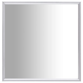 vidaXL Spiegel Silbern 40x40 cm