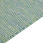 vidaXL Outdoor-Teppich Flachgewebe 80x250 cm Türkis vidaXL Outdoor-Teppich Flachgewebe 80x250 cm Türkis