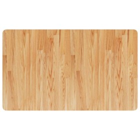 vidaXL Waschtischplatte Hellbraun 100x60x2,5 cm Massivholz Behandelt