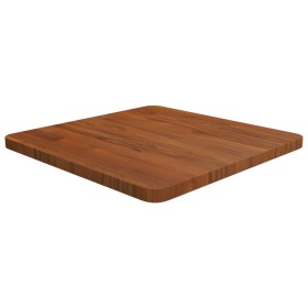 vidaXL Tischplatte Quadratisch Dunkelbraun 50x50x2,5cm Eiche Behandelt