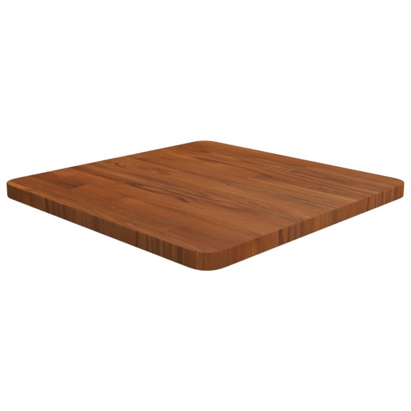 vidaXL Tischplatte Quadratisch Dunkelbraun 50x50x2,5cm Eiche Behandelt vidaXL Tischplatte Quadratisch Dunkelbraun 50x50x2,5cm Eiche Behandelt