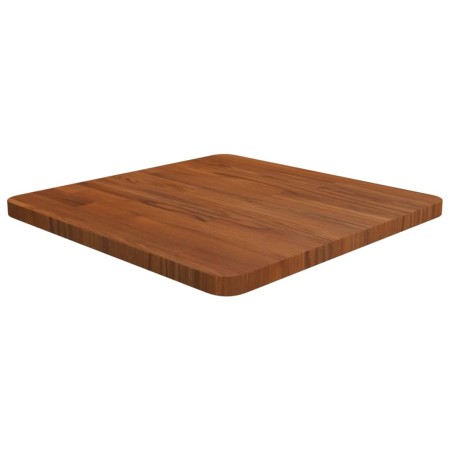 vidaXL Tischplatte Quadratisch Dunkelbraun 50x50x2,5cm Eiche Behandelt