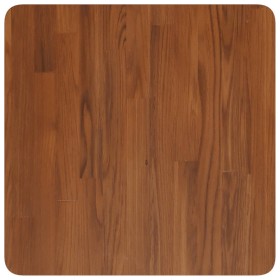 vidaXL Tischplatte Quadratisch Dunkelbraun 50x50x2,5cm Eiche Behandelt