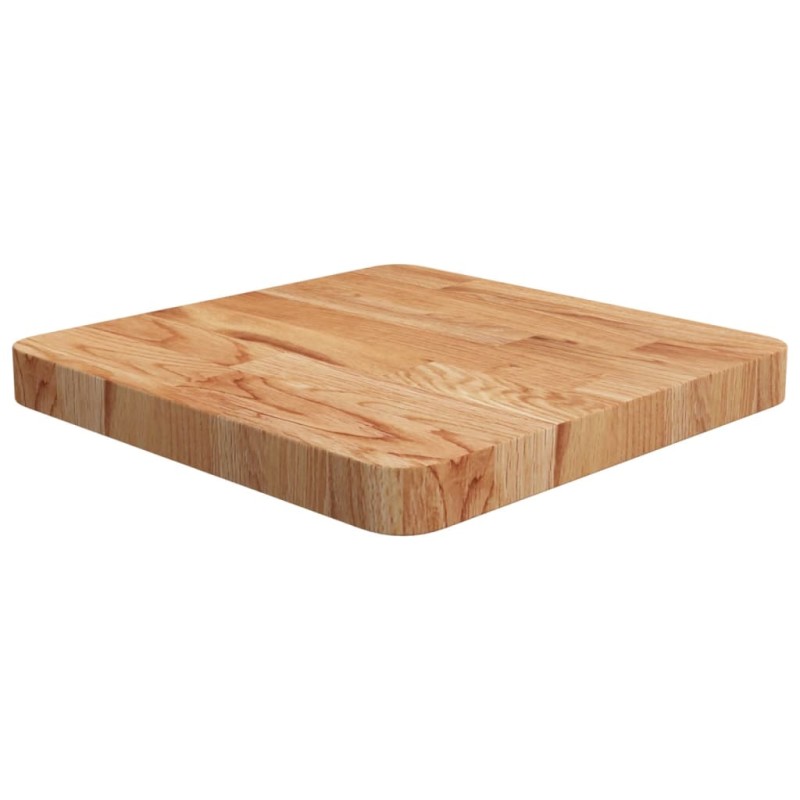vidaXL Tischplatte Quadratisch Hellbraun 40x40x4cm Behandelte Eiche vidaXL Tischplatte Quadratisch Hellbraun 40x40x4cm Behandelte Eiche