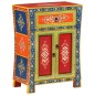 vidaXL Sideboard Handbemalt 54x30x74 cm Massivholz Mango vidaXL Sideboard Handbemalt 54x30x74 cm Massivholz Mango
