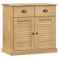 vidaXL Sideboard mit Schubladen VIGO 78x40x75 cm Massivholz Kiefer vidaXL Sideboard mit Schubladen VIGO 78x40x75 cm Massivholz Kiefer