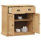 vidaXL Sideboard mit Schubladen VIGO 78x40x75 cm Massivholz Kiefer vidaXL Sideboard mit Schubladen VIGO 78x40x75 cm Massivholz Kiefer