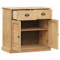 vidaXL Sideboard mit Schubladen VIGO 78x40x75 cm Massivholz Kiefer vidaXL Sideboard mit Schubladen VIGO 78x40x75 cm Massivholz Kiefer