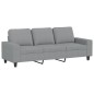 vidaXL 4-tlg. Sofagarnitur Hellgrau Stoff vidaXL 4-tlg. Sofagarnitur Hellgrau Stoff