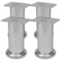 vidaXL Runde Sofabeine 8 Stk. Chrom 120 mm vidaXL Runde Sofabeine 8 Stk. Chrom 120 mm