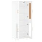 Highboard Weiß 69,5x34x180 cm Holzwerkstoff Highboard Weiß 69,5x34x180 cm Holzwerkstoff