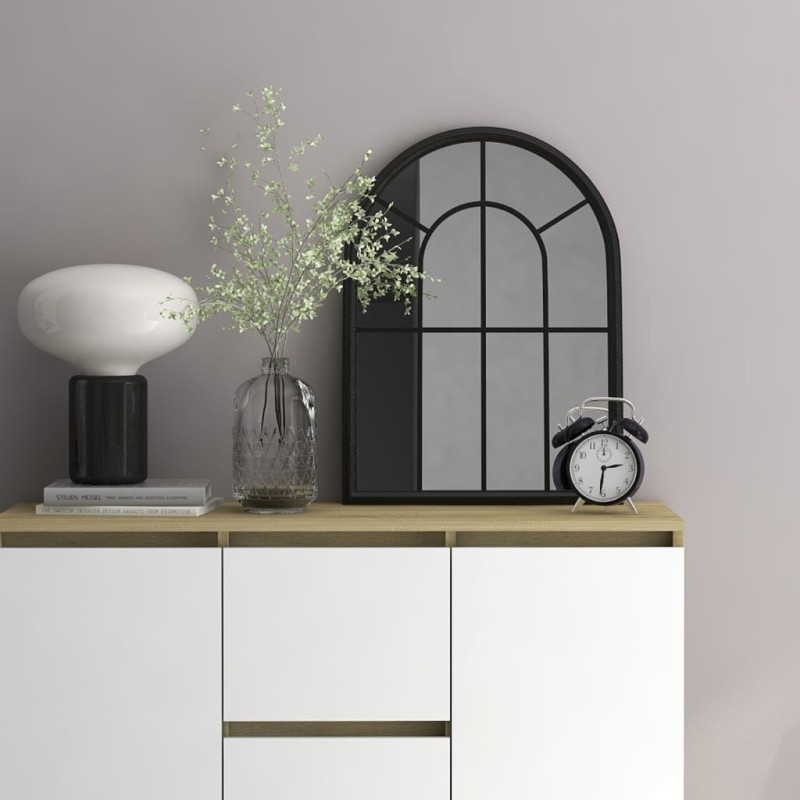 vidaXL Spiegel Schwarz 60x45 cm Eisen für den Innenbereich vidaXL Spiegel Schwarz 60x45 cm Eisen für den Innenbereich