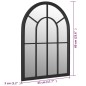 vidaXL Spiegel Schwarz 60x45 cm Eisen für den Innenbereich vidaXL Spiegel Schwarz 60x45 cm Eisen für den Innenbereich