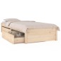 vidaXL Bett mit Schubladen 75x190 cm vidaXL Bett mit Schubladen 75x190 cm