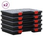 vidaXL Sortimentskästen 10 Stk. 40x30x5 cm Polypropylen vidaXL Sortimentskästen 10 Stk. 40x30x5 cm Polypropylen