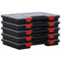 vidaXL Sortimentskästen 10 Stk. 40x30x5 cm Polypropylen vidaXL Sortimentskästen 10 Stk. 40x30x5 cm Polypropylen