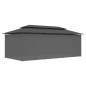 vidaXL Pavillon mit Vorhängen 600x298x270 cm Anthrazit vidaXL Pavillon mit Vorhängen 600x298x270 cm Anthrazit