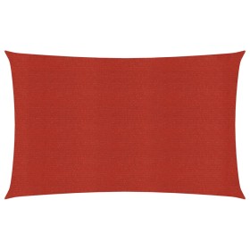 vidaXL Sonnensegel 160 g/m² Rot 4x7 m HDPE
