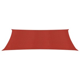 vidaXL Sonnensegel 160 g/m² Rot 4x7 m HDPE