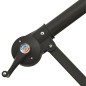 vidaXL Ampelschirm mit LED-Leuchten Azurblau 350 cm vidaXL Ampelschirm mit LED-Leuchten Azurblau 350 cm