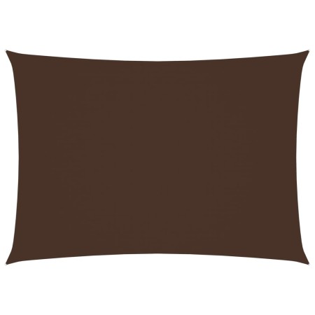 vidaXL Sonnensegel Oxford-Gewebe Rechteckig 2,5x4 m Braun