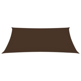 vidaXL Sonnensegel Oxford-Gewebe Rechteckig 2,5x4 m Braun