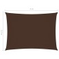 vidaXL Sonnensegel Oxford-Gewebe Rechteckig 2,5x4 m Braun vidaXL Sonnensegel Oxford-Gewebe Rechteckig 2,5x4 m Braun