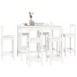 vidaXL 7-tlg. Bar-Set Weiß Massivholz Kiefer vidaXL 7-tlg. Bar-Set Weiß Massivholz Kiefer