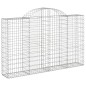 vidaXL Gabionen mit Hochbogen 30Stk. 200x30x120/140cm Verzinktes Eisen vidaXL Gabionen mit Hochbogen 30Stk. 200x30x120/140cm Verzinktes Eisen