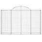 vidaXL Gabionen mit Hochbogen 30Stk. 200x30x120/140cm Verzinktes Eisen vidaXL Gabionen mit Hochbogen 30Stk. 200x30x120/140cm Verzinktes Eisen
