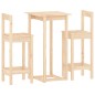vidaXL 3-tlg. Bar-Set Massivholz Kiefer vidaXL 3-tlg. Bar-Set Massivholz Kiefer